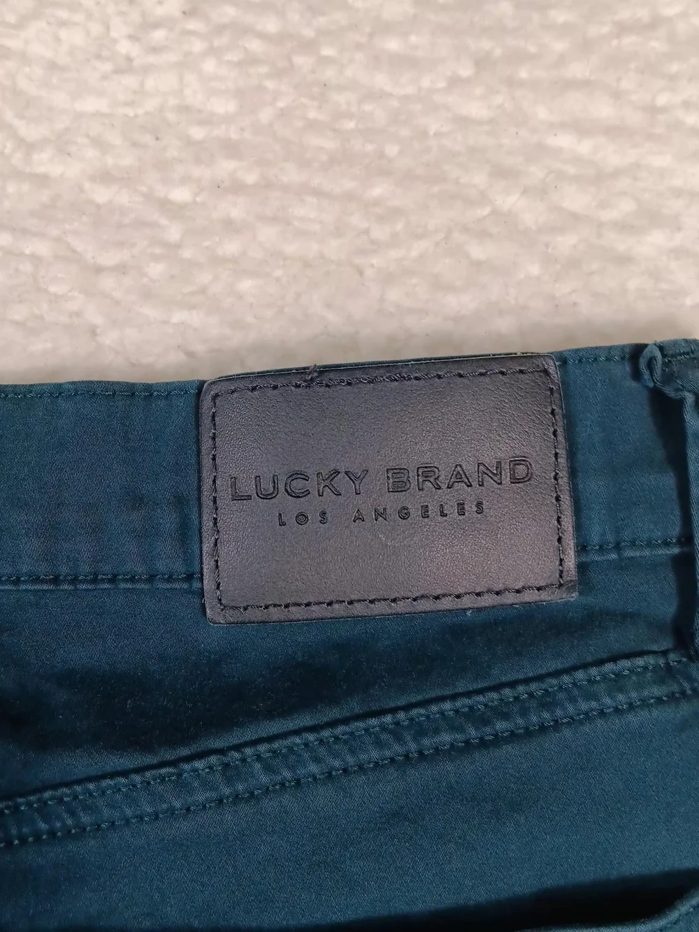 Lucky Brand Jeans Mens 33x30 Green 121 Slim Straight Stretch Casual Hipster